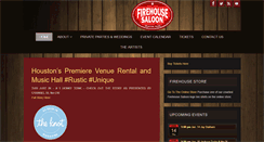 Desktop Screenshot of firehousesaloon.com